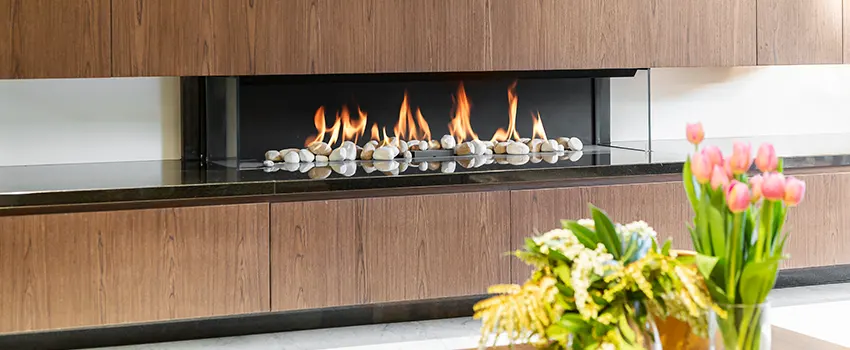 Double-height Fireplace Design Refurbishment in Norco, California