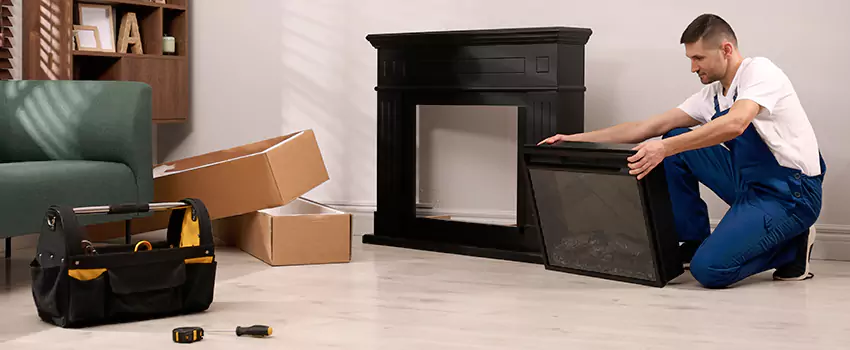 Old Rusted Metal Fireplace Repair And Replacement in Norco, CA